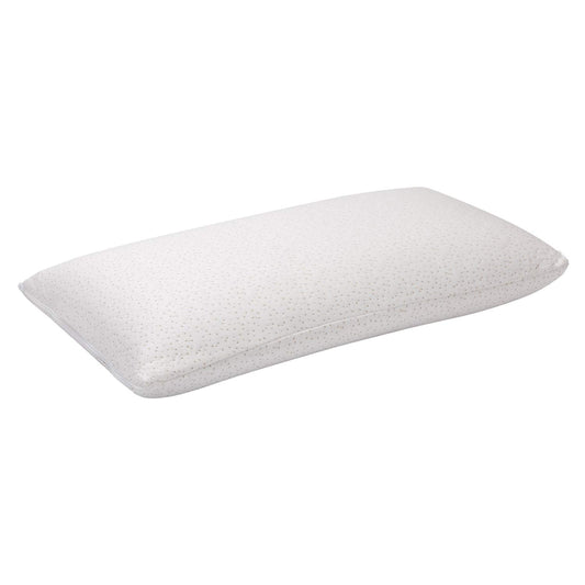 Pikolin Home - Viscoelastic pillow with bamboo fibers, double cover, medium firmness, 35 x 70 cm, height 14 cm