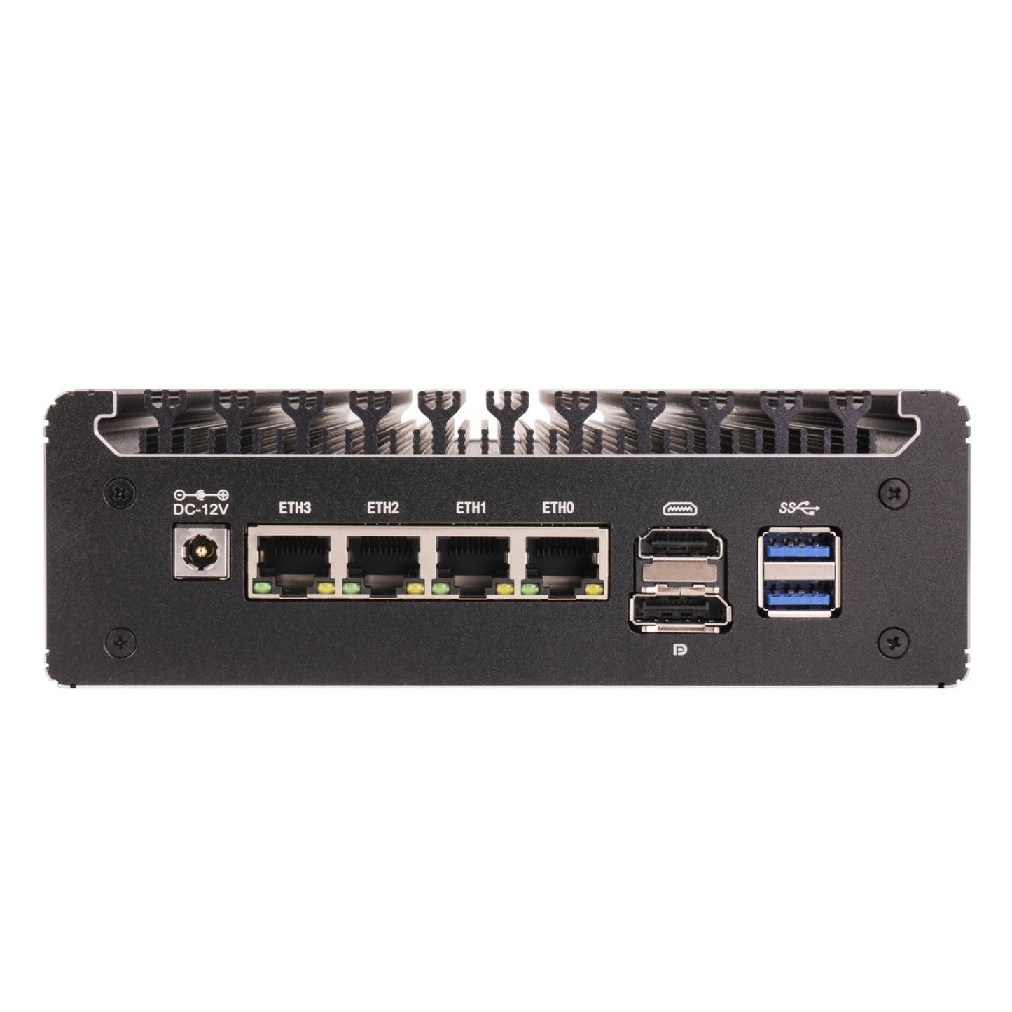 HSIPC Alder Lake N100 Quad Core Firewall Micro Appliance, Mini PC, Nano Computer, Router with 32G RAM 512G SSD, 4*i226-V RJ45 Port AES-NI