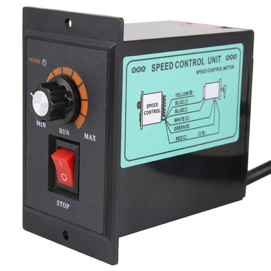 AC motor speed controller 220V 50/60Hz Single-phase Electric motor speed controller with Adjustable rotary switch (500W)