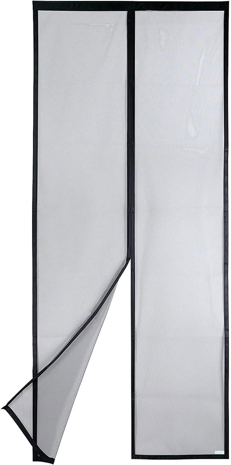 Apalus VP Magnetic Screen Door, Insect Screen for Balcony Door 90x200 cm, 2x more durable than the Apalus Classic, Cat claw resistant, Stronger magnets, 3.8 cm wide Velcro, Not adjustable.
