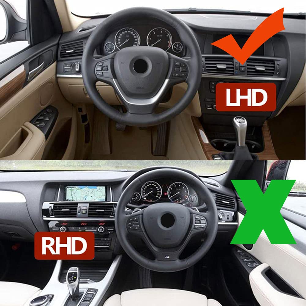 1 Pair of Mirror Caps Left Right Side Mirror Cover Caps for BMW G20 G21 G30 G31 G11 G14 G15 (Jet Black)