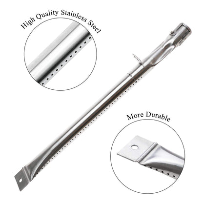 GFTIME 41.9cm Universal Burner Replacement for Enders Monroe 2010, Swiss, Broilmaster, Coobinox Flex, Enders Kansas, Napoleon Ultra Chef many grill models, stainless steel tube grill burner, 4 pieces.
