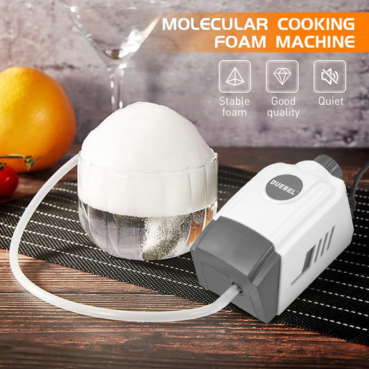 DUEBEL Molecular Gastronomy foam generator, stepless speed control, foam generating set, creative cooking tool.