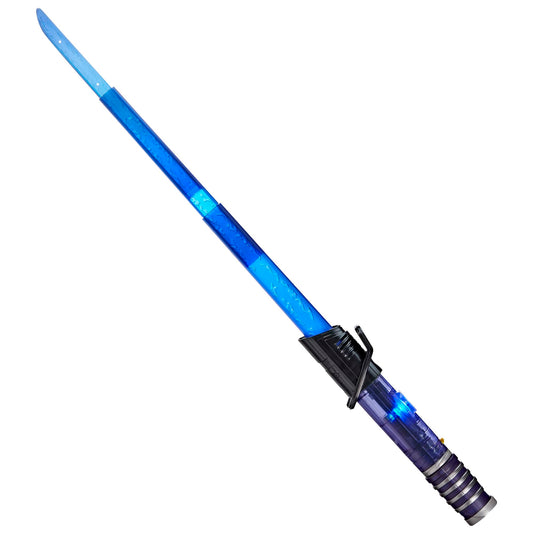 Star Wars Lightsaber Forge Kyber Core Darksaber with light effects in transparent core. Toy for kids 5+. Perfect for superhero costumes, like for Halloween.