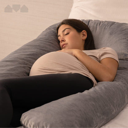 Billion Pregnancy Pillow, Side Sleeper Pillow, Memory Foam Body Pillow with Removable and Washable Cover (137 x 71 cm)