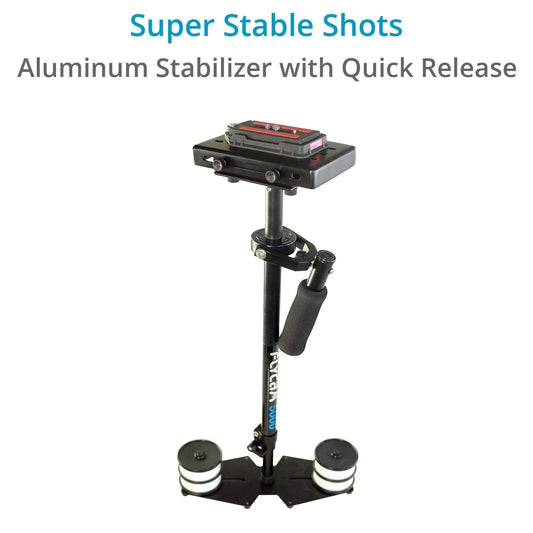 FLYCAM 5000 Video Camera Stabilizer with Comfort Arm and Steadycam Vest + FREE Table Clamp | Stabilization System for DSLR Camcorders up to 5kg/11lbs (FLCM-CMFT-KIT)