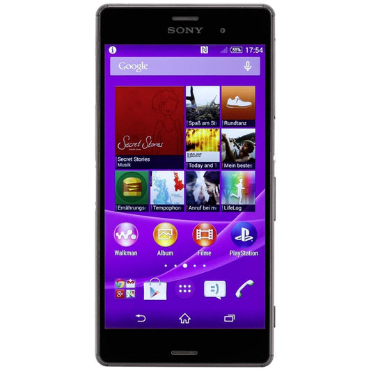 Sony Xperia Z3 Smartphone (5.2 inch (13.2 cm) touch display, 16 GB storage, Android 4.4) Black