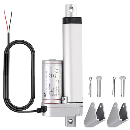 Justech linear motor linear drive 12V spindle drive actuator adjustable drive gate opener linear actuator motor DC 1500N 100mm linear technology electric motor putter DC motor for car furniture etc.