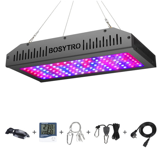 BOSYTRO LED Grow Light Plant Lamp 1200W Double Switch Series Full Spectrum LED Plant Lamp Full Spectrum LED Grow Light Growing Lamp for Hydroponic Vegetables and Flowers Houseplants