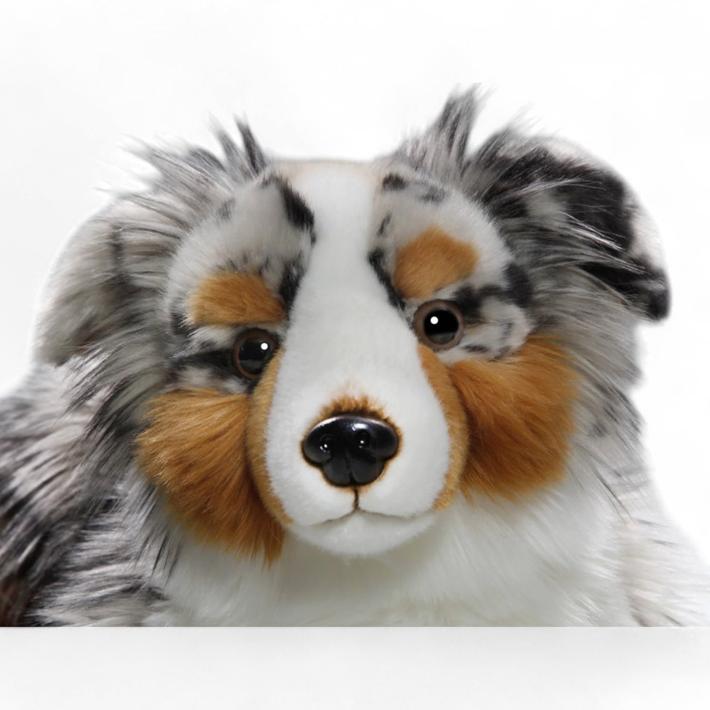 Carl Dick Australian Shepherd lying, dog, plush toy, stuffed animal approx. 45cm 3434