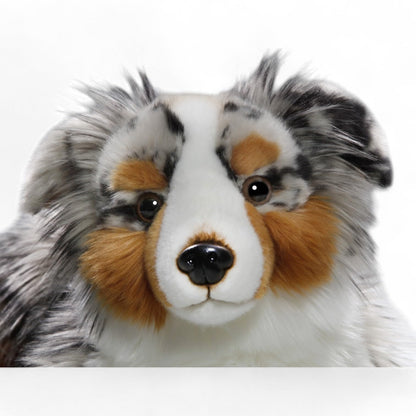 Carl Dick Australian Shepherd lying, dog, plush toy, stuffed animal approx. 45cm 3434