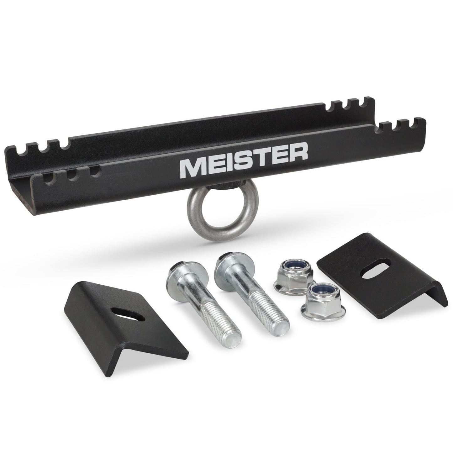Master Beam Clamp Hanger Mount for Boxing & MMA Heavy Bags, Suspension Straps & Ceiling Fixtures - Black - 5.5" - 7.5"