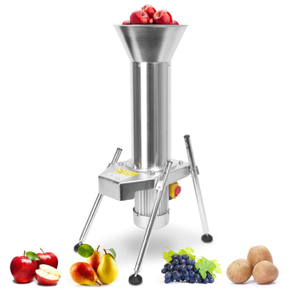 STREND PRO fruit shredder stainless steel with 1100W/2800rpm motor - Electric fruit shredder for potatoes/fruits and berry grinder - Electric beet/fruit mill for effortless chopping - Stainless steel fruit mill