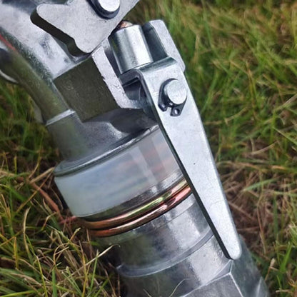 Internal thread, impulse sprinkler with large coverage 25-360 degrees. Suitable for farm, garden irrigation, watering various crops with a 130-inch spray radius.