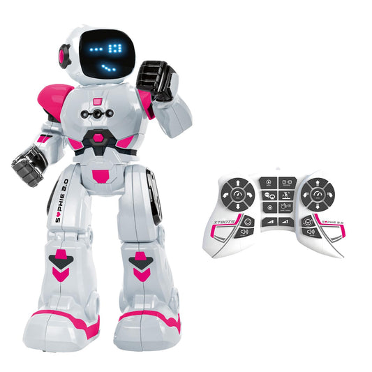 Xtrem Bots - Sophie | Robot Toy | Robot for Kids Ages 4+ | Girl Robot | Remote Control Robot | Programmable Robot | Remote Controlled Robot Color Pink