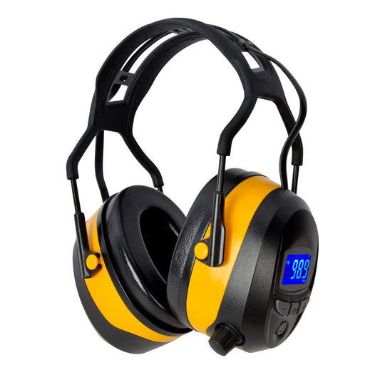 Gardtech ear protection, earmuffs with Radio/Bluetooth/FM, safety ear defenders with NRR 29dB, noise cancelling headphones for men and women, protective headphones for shooting and mowing.