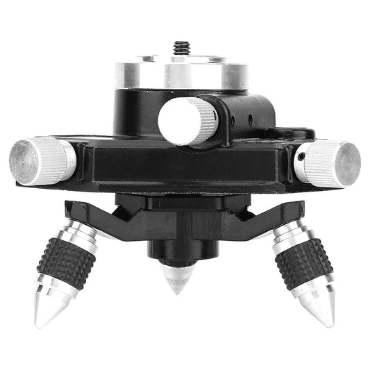 Oumefar 360 ° Level Stand is a 360-degree standard tripod mount made of aluminum alloy with a 1/4" thread level tool for leveling.