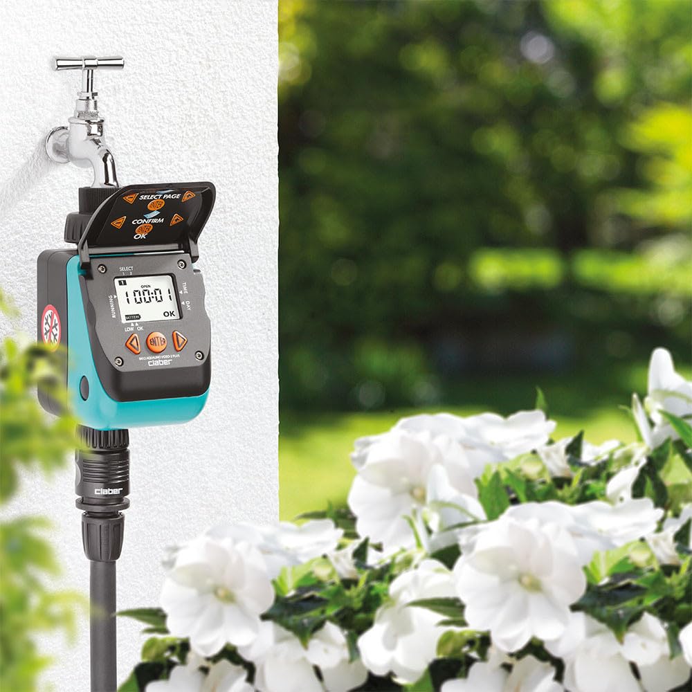 Claber Aquauno Video-2 Plus, Automatic one-way irrigation computer