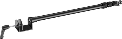 Elgato Master Mount L - Table Clamp with extendable rod up to 125 cm, ¼-inch thread, attach lighting, cameras, and microphones, ideal for streaming, video conferences, and studios.