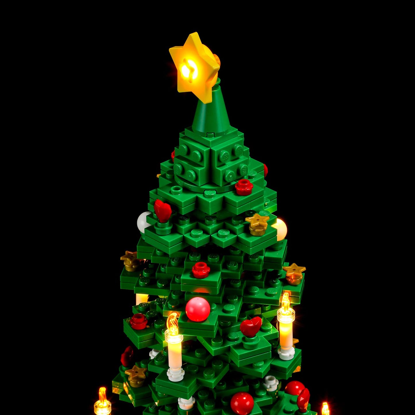 BRIKSMAX LED light for Lego Christmas tree 40573 - Compatible with Lego building blocks model - Without Lego set