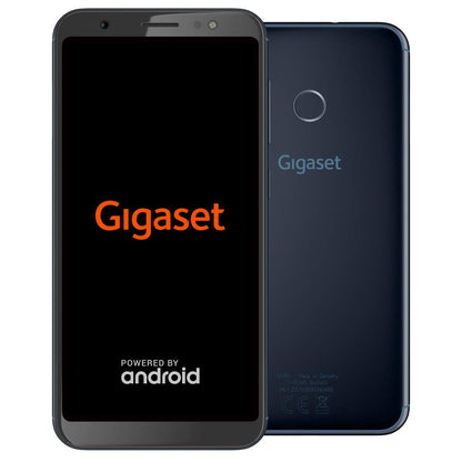 Gigaset GS185 Smartphone contract-free (13.97 cm (5.5 inch) HD+ Display, 16GB storage, Android 8.1) midnight blue