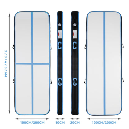 Airtrack mat with electric air pump 10cm high 3M tumbling mats Inflatable gymnastics mat Yoga mat Camping training mat