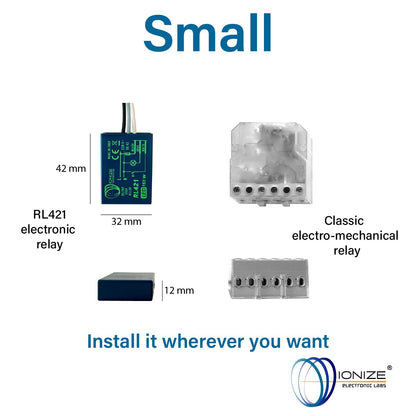 IONIZE RL421Slim Electronic Current Pulse Switch Quiet 230V