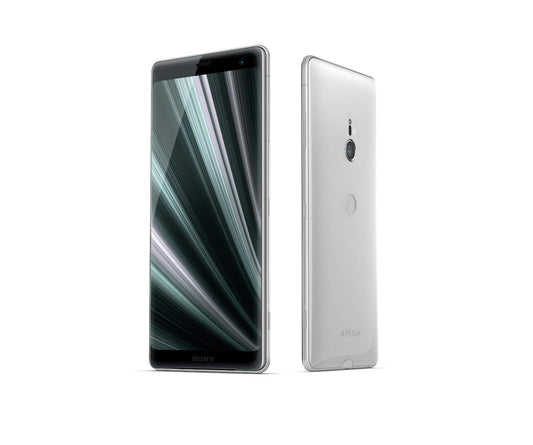 Sony Xperia XZ3 Smartphone (6.0" OLED Display, Dual-SIM, 64GB storage, 4GB RAM, BRAVIA TV tech, IP68, Android 9.0) White Silver - German Version