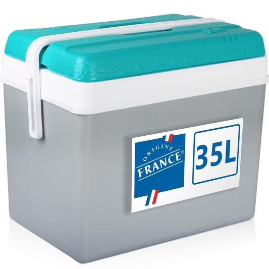 Cooler box 35L insulated box cooler bag camping thermobox isolation bag gray (cooler box 35L)