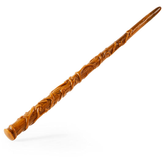 Wizarding World Harry Potter - Hermione Granger's Light Up Wand with Patronus projection, approx. 33 cm, toy for kids aged 6 and up, fan merchandise.