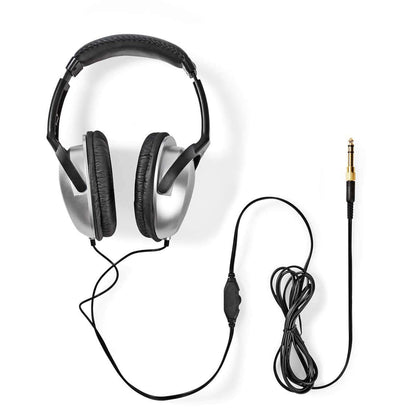 TronicXL TV headphones headband headphones with 6m long cable. Stereo TV headphones for TV, PC, HiFi with 3.5mm jack and 6.35mm plug. Wired, long cable.