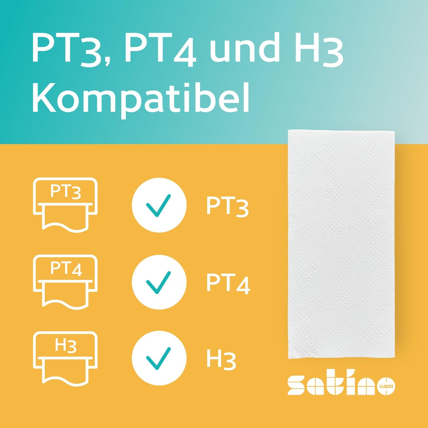 32,000 2-ply paper towels - B-grade - ZZ-fold - 24 x 23 cm - lint-free - absorbent - 160 x 200 sheets - folded: 24 x 11.5 cm - hand towel paper for PT3, PT4 & H3 dispensers