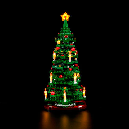 BRIKSMAX LED light for Lego Christmas tree 40573 - Compatible with Lego building blocks model - Without Lego set