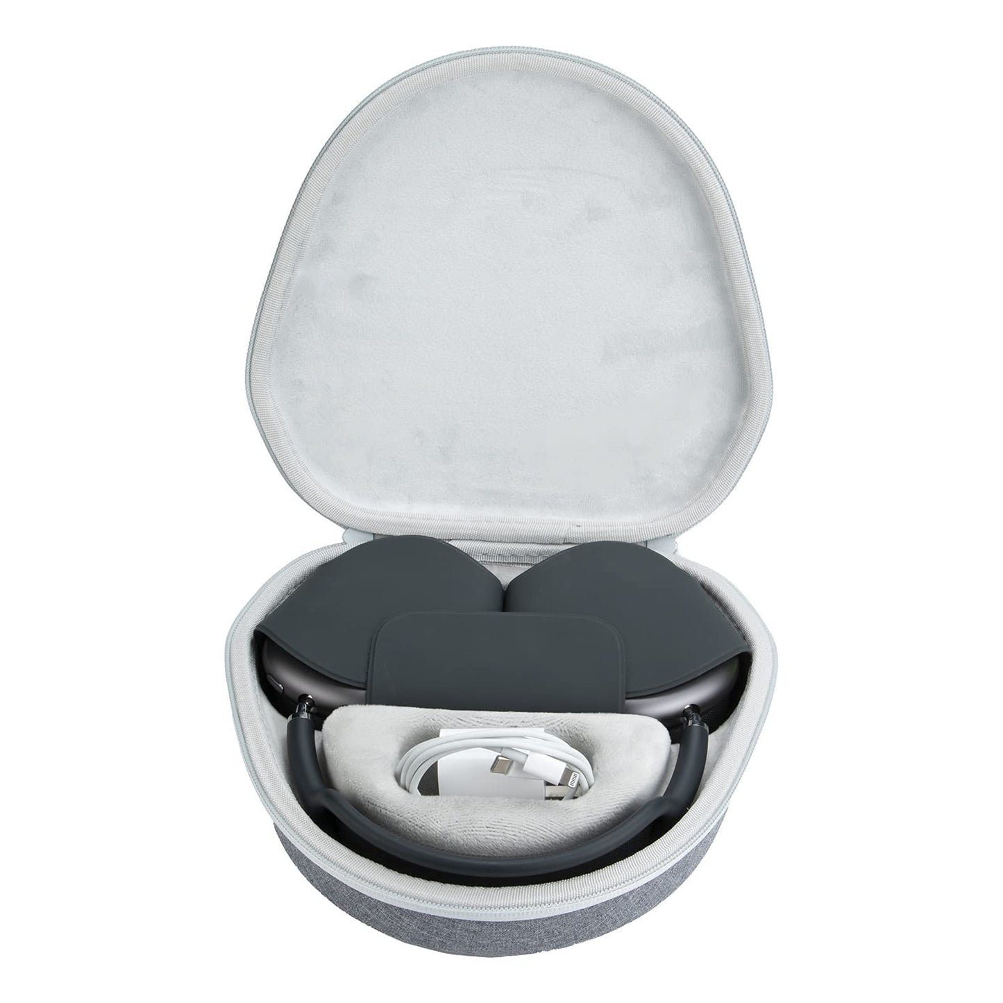 co2CREA carrying case compatible with AirPods Max headphones, puts headphones to sleep mode instantly, improved smart case for headphones (Case only)