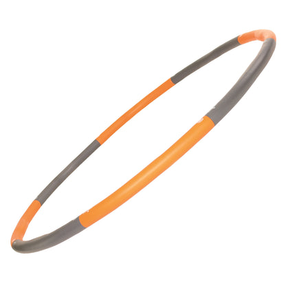 HOOPOMANIA Weight Hoop [1.5 kg] Fitness hoop for adults in orange, beginner hoop.