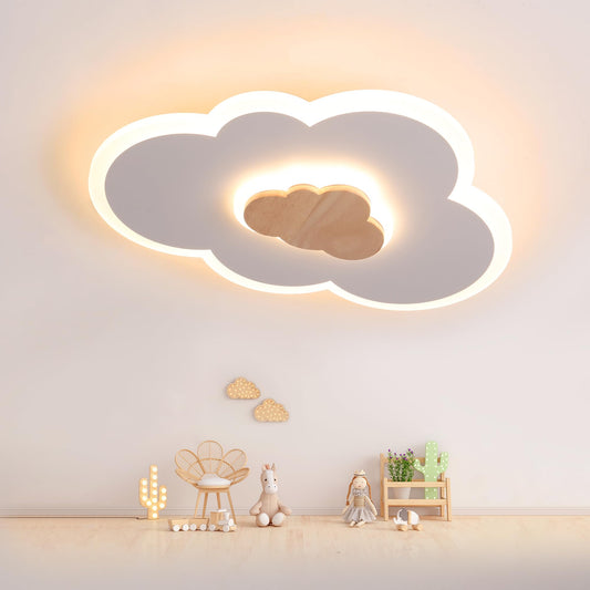 FANLG LED Ceiling Light Kids Room, 40CM Cloud Ceiling Lamp Children's Lamp Warm White 3000K Creative Cloud Light Ceiling Light for Kids Room | Bedroom | Living Room