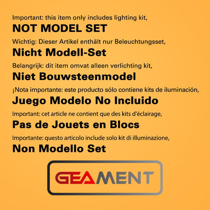 GEAMENT LED Light Set Compatible with Lego Hocus Pocus Sanderson Sisters' Cottage Ideas 21341 (Model Set Not Included)