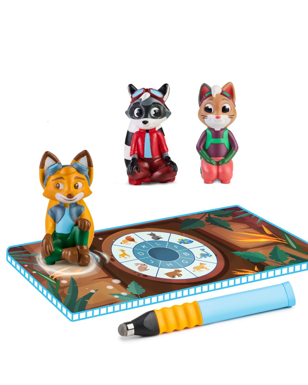 Edurino 3-in-1 Starter Kit | 3 learning games | for ages 4+ | Digital learning game with Mika First Reading & Writing, Robin First Numbers & Quantities, Yuki Creativity including pen