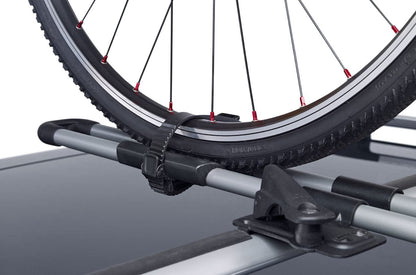 Thule FreeRide roof bike rack, bike carrier for roof, Aluminum, One-Size, Silver