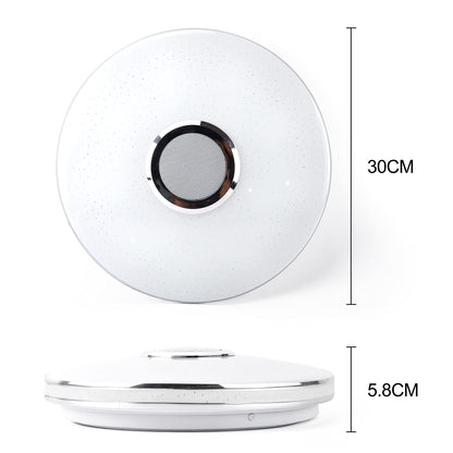 MILFECH 36W LED Ceiling Light Dimmable with Bluetooth Speaker, Remote Control and APP Control, LED Ceiling Lamp with RGB Color Changing, Music for Bedroom Kids Room Living Room