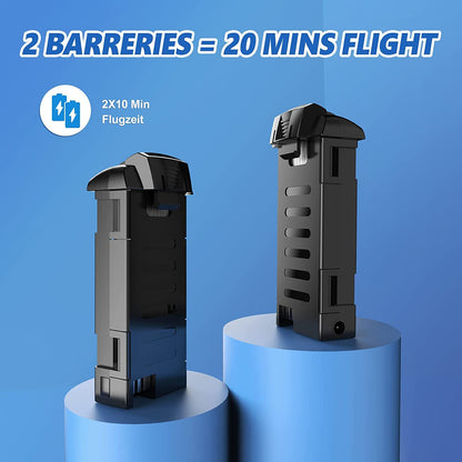 Drone for beginners RC mini drone Dual battery 16 minutes flight time Indoor RC remote-controlled drone 3D flip Altitude hold RC quadcopter remote-controlled for children Girls Boys Toy Gift