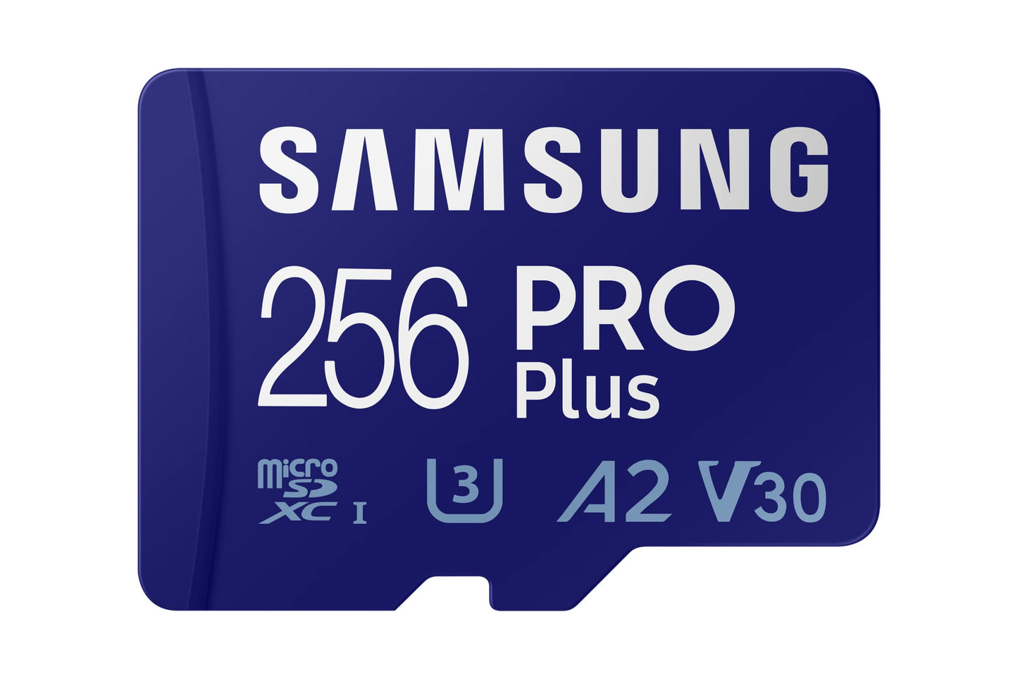 Samsung PRO Plus microSD card, 256GB, UHS-I U3, Full HD & 4K UHD, 160MB/s Read, 120MB/s Write, Memory Card for Smartphone, Drone, or Action Cam, Incl. SD Adapter, MB-MD256KA/EU