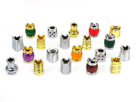 12 Chrome Gold Spark Killers + assorted colors for ashtray spark extinguisher both sides open heavy duty