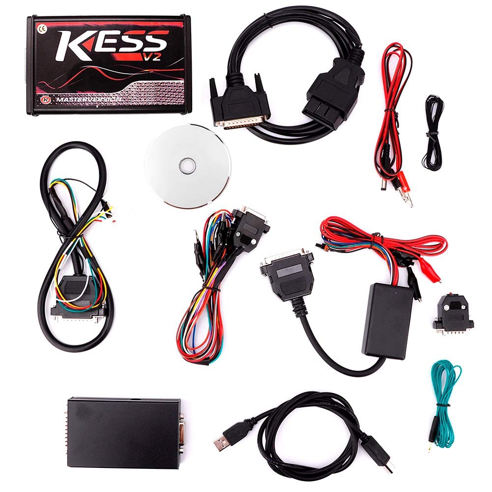 ECU Diagnostics Scanner Tool ECU Programmer Tool KESS V2 V5.017 ECU for OBD2 Prog for Rammi Tool Unlimited Token Auto Diagnostic Tool