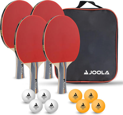 JOOLA Table Tennis Set Team School & Easy Table Tennis Net, Multicolor, One Size