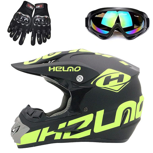ZJRA Youth Motorcycle Helmets, Kids Bike Riding Helmet, Boys and Girls, Scooter Ski ATV Helmet, DOT/ECE Certified, Suitable for All Seasons, 21, L