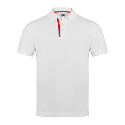 Audi Sport Men's Polo Shirt White (M)
