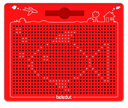 Beleduc 21042 - The Magical Magnetic Game, Red, 280 x 255 x 12 mm, for ages 3 and up, 1x magnet board