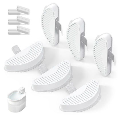 uahpet Filter Cat Fountain 6 Pack, Filter Drinking Fountain for Cats and Dogs, Cat Fountain Replacement Filters Circulating Filtration System with 6 Layers