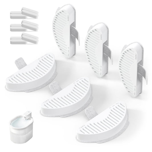 uahpet Filter Cat Fountain 6 Pack, Filter Drinking Fountain for Cats and Dogs, Cat Fountain Replacement Filters Circulating Filtration System with 6 Layers